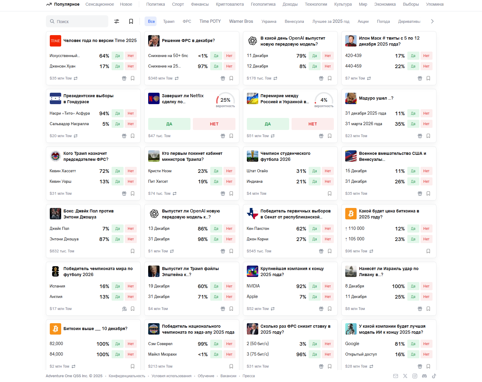 TrueStake platform screenshot